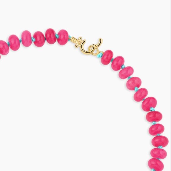 Palma Necklace ~ Pink Quartz - Picture 4 of 6